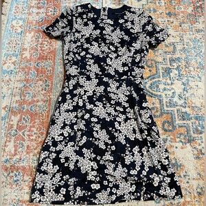 French Connection Rishiri Sheath dress in nocturnal multi. Floral print.